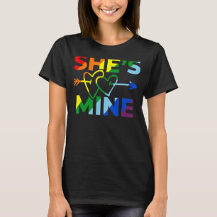 Lesbian Couple Sie ist meine, ich bin ihr Matching T-Shirt