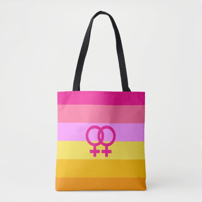 Lesbian Dawn Pride WLW Tasche (Vorderseite)