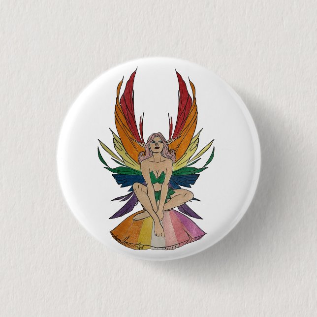 Lesbian Faerie  Button (Vorderseite)
