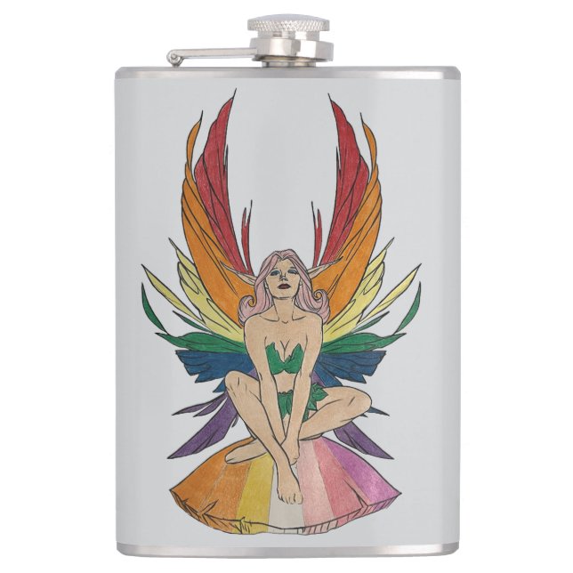 Lesbian Faerie Flachmann (Vorderseite)