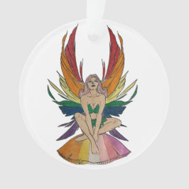 Lesbian Faerie Ornament
