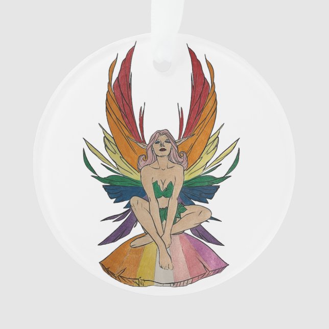Lesbian Faerie  Ornament (Vorderseite)