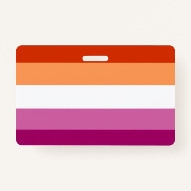 Lesbian Flag Ausweis (Vorderseite)