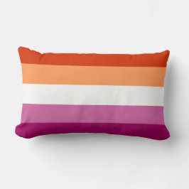 Lesbian Flag Throw Kissen