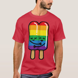 Lesbian Gay pair Popsiv Rainbow LGBT Liebe T-Shirt