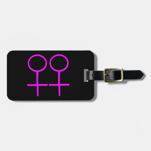 Lesbian Lovers Custom Luggage Tag Gepäckanhänger