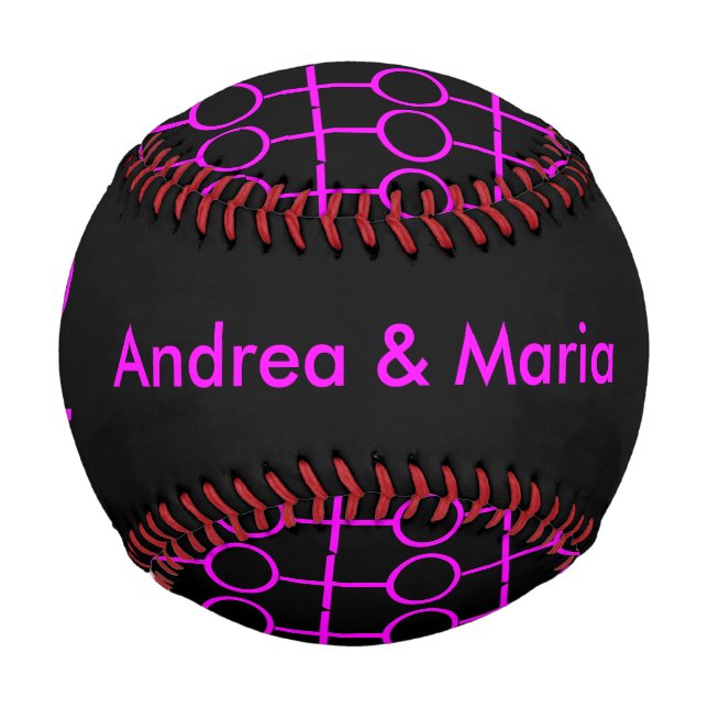 Lesbian Lovers Personalisiert Baseball (Vorderseite)