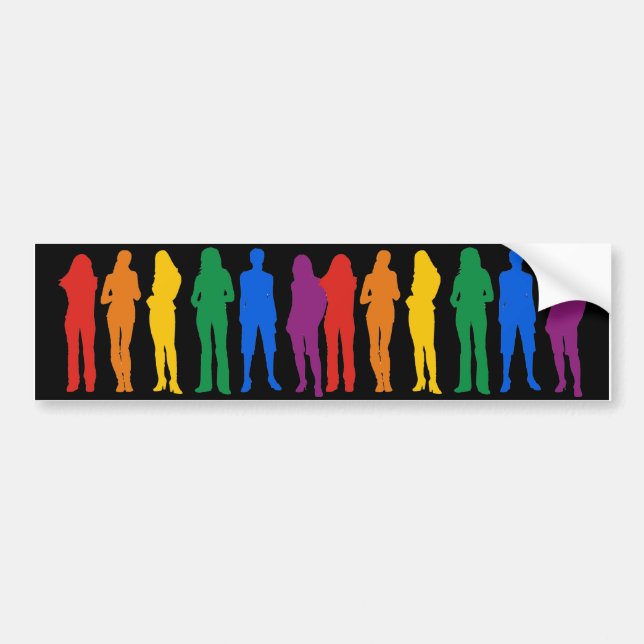 LESBIAN PRIDE AUTOAUFKLEBER (Vorne)