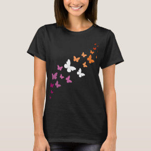 Lesbian Pride Butterfly Trail T-Shirt