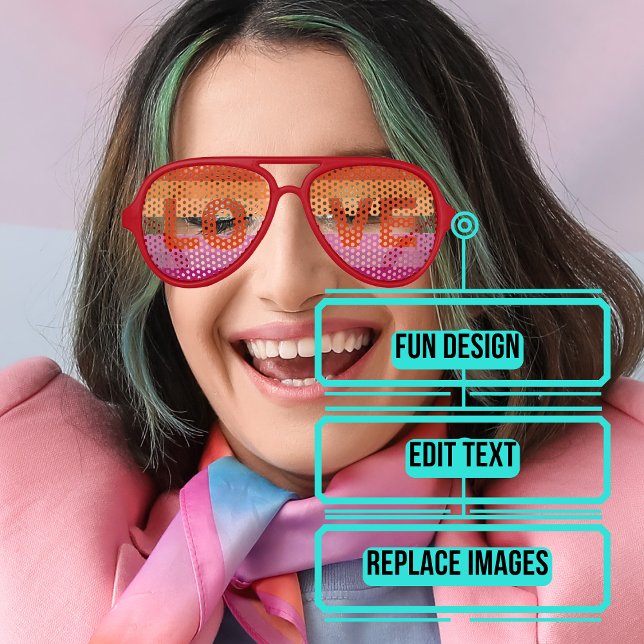 Lesbian Pride Celebrate LIEBE Partybrille (Please enjoy our design and see the others in the collection.)