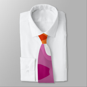 Lesbian Pride Drapeau Paint Swirl Cravate d'art