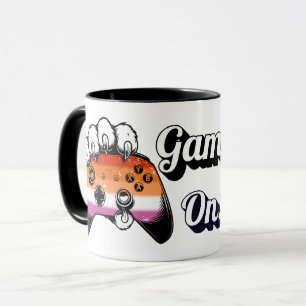 Lesbian Pride Game On Tasse Contrôleur Patte de Ti