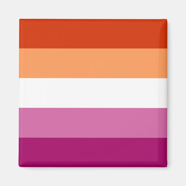 Lesbian Pride Magnet (Vorne)