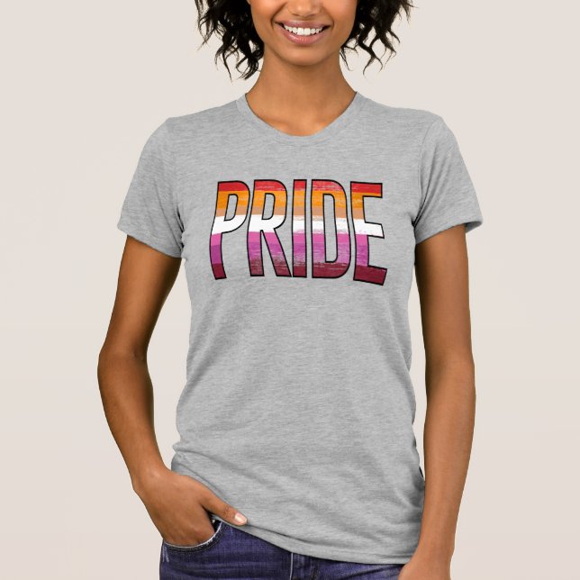 LESBIAN PRIDE T-Shirt (Vorderseite)