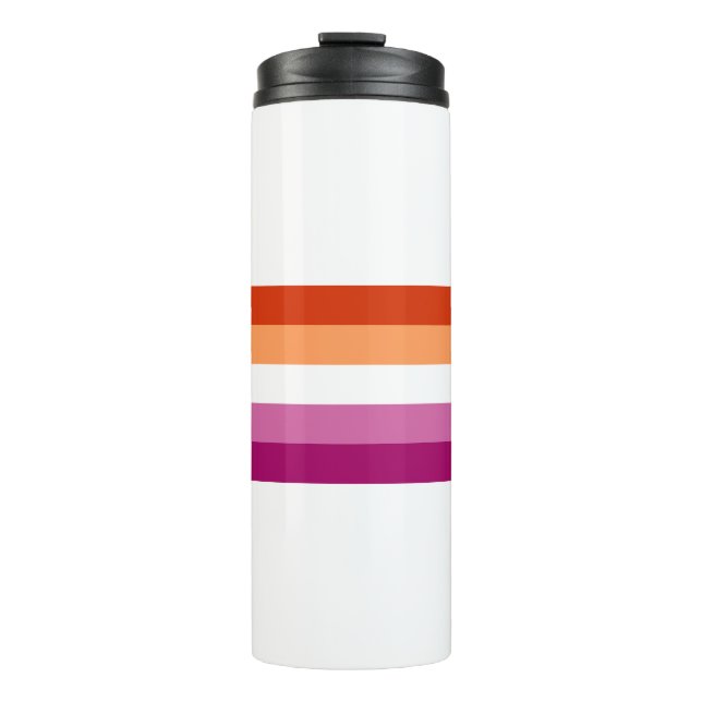 Lesbian Pride Thermosbecher (Vorderseite)