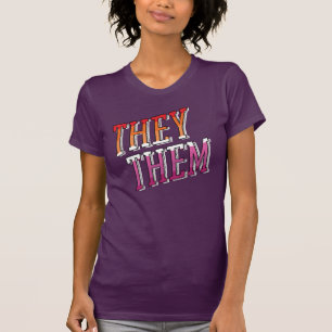 Lesbian Pronoun Pride T - Shirt