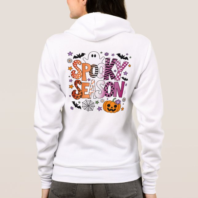 Lesbian Spooky Season Halloween Hoodie (Rückseite)