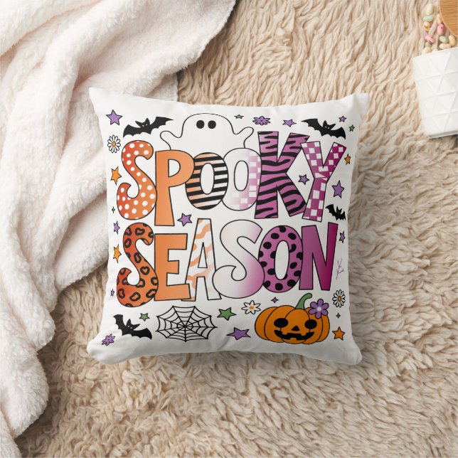 Lesbian Spooky Season Halloween Kissen (Decke)