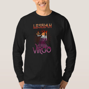 Lesbian Virgo Zodiac Sign Birthday Horoskop Const T-Shirt