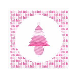 Lesbians Rainbow Weihnachtsbaum und Geschenke Permastempel