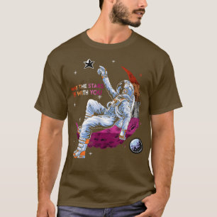 Lesbisch auf dem Mond Lesbischer Gay Pride Mondsch T-Shirt