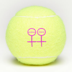 Lesbisch Liebhaber Personalisierter Tennisplätze Tennisbälle