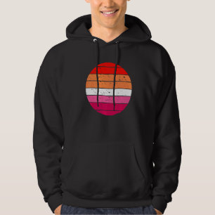 Lesbisch Retro Sunset Gay and Lesbian Pride Lgbt G Hoodie
