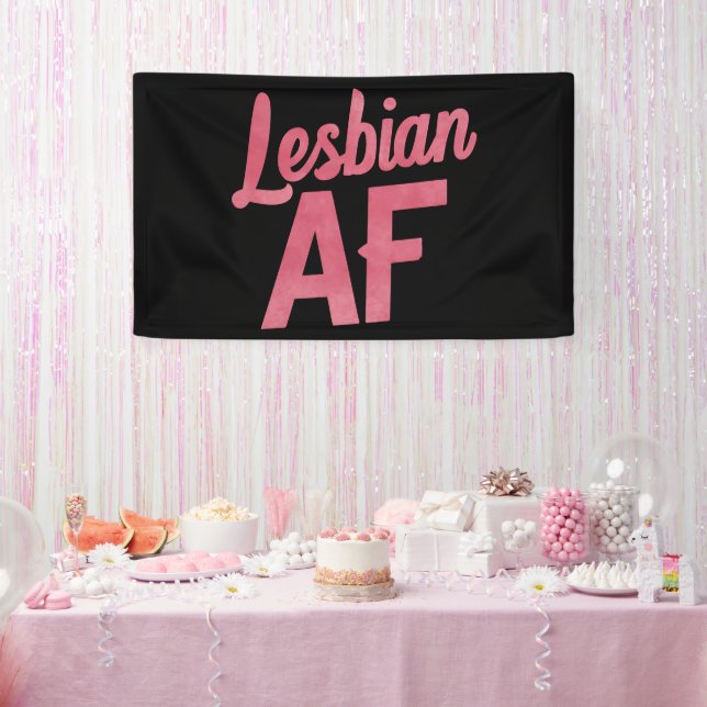 Lesbische AF Blume LGBT Pride Gay Liebe Parade Banner (Party)