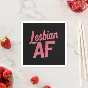 Lesbische AF-Blume LGBT-Stolz Schwule Liebe-Parade Serviette