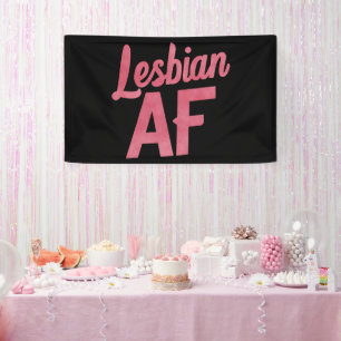Lesbische AF-Blume LGBT-Stolz Schwule Liebesparade Banner