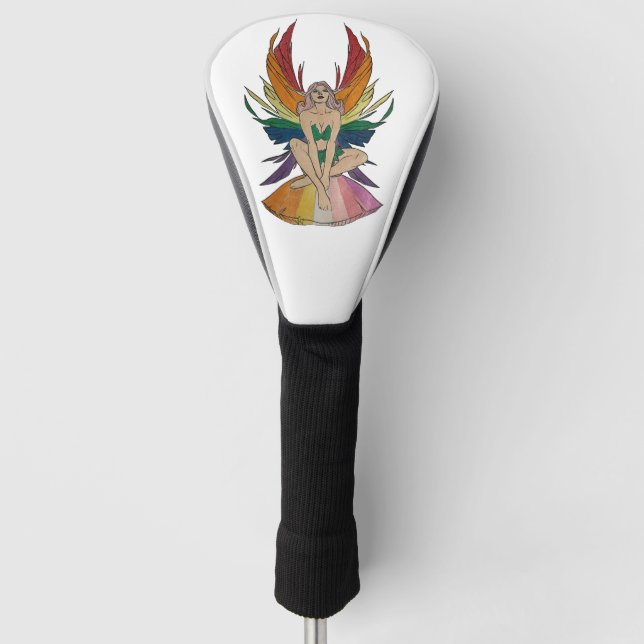 Lesbische Fee Golf Headcover (Vorderseite)