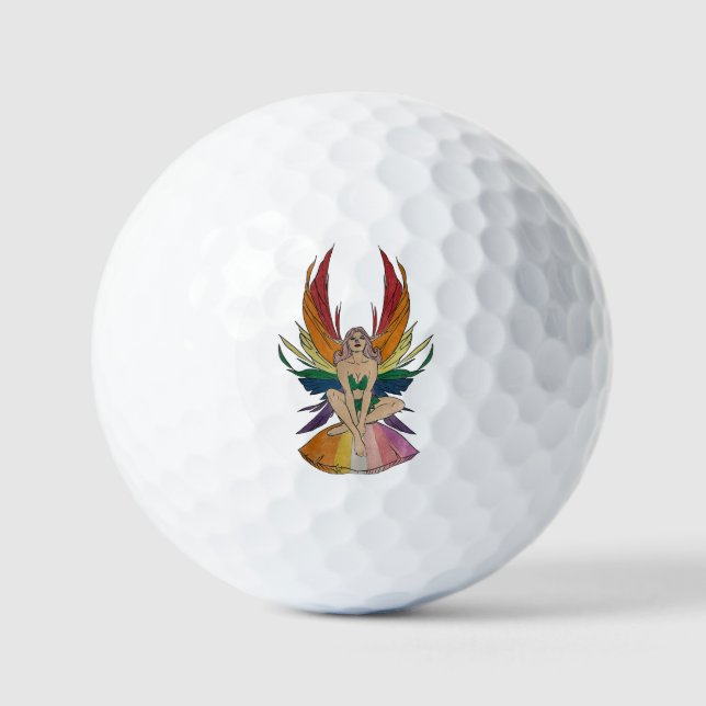 Lesbische Fee  Golfball (Vorderseite)