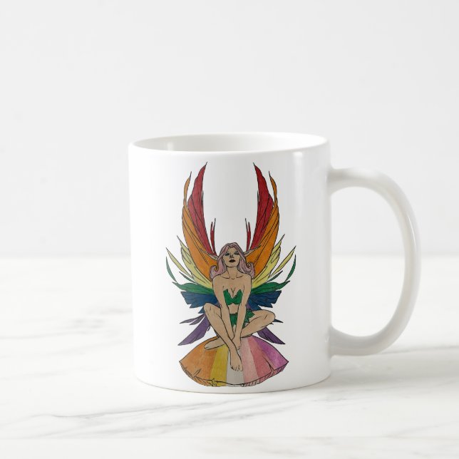 Lesbische Fee Kaffeetasse (Rechts)