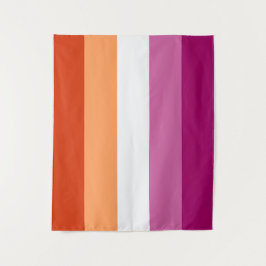 Lesbische Flagge 50 x 60 Wandteppich