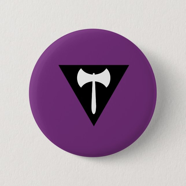 Lesbische Flagge Button (Vorderseite)