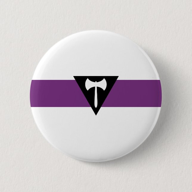 Lesbische Flagge Button (Vorderseite)