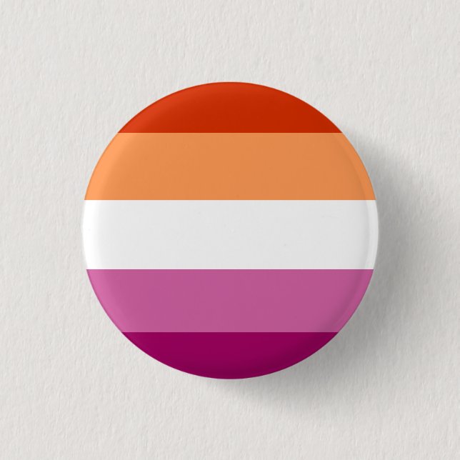 Lesbische Flagge Button (Vorderseite)
