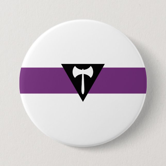 Lesbische Flagge Button (Vorderseite)