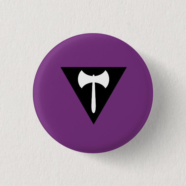 Lesbische Flagge Button (Vorderseite)