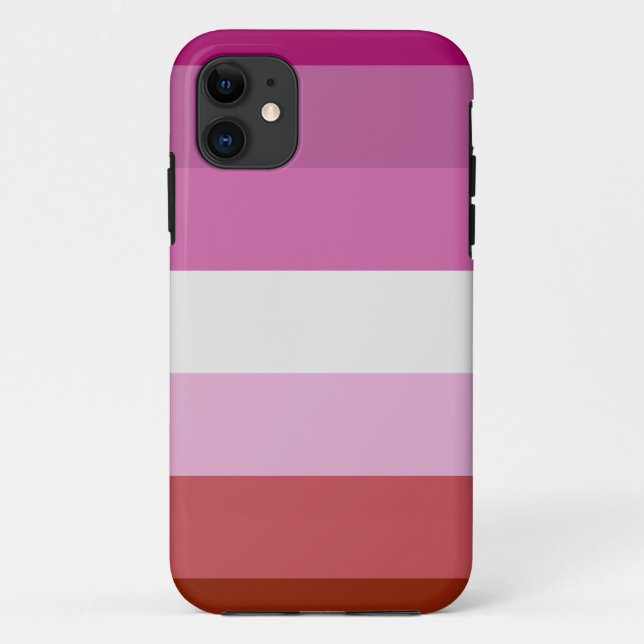 Lesbische Flagge Case-Mate iPhone Hülle (Rückseite)