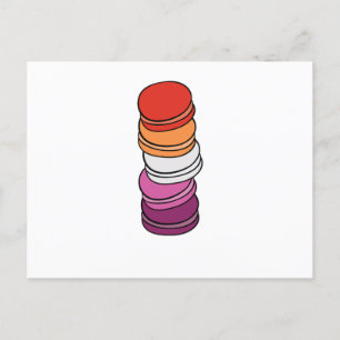 Lesbische Flagge Geschlecht Fluid Pride Lgbtq Maca Postkarte