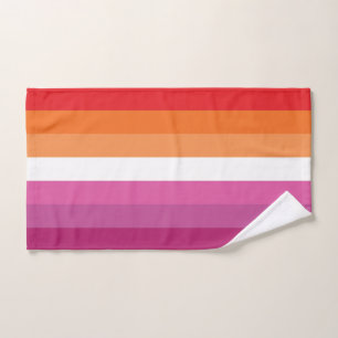 Lesbische Flagge Handtuch