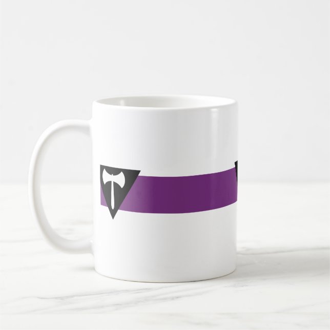 Lesbische Flagge Kaffeetasse (Links)