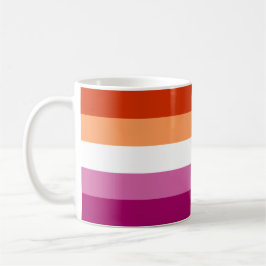 Lesbische Flagge Kaffeetasse