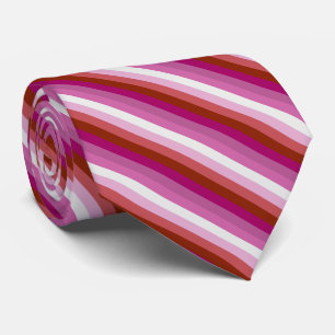 Lesbische Flagge Krawatte
