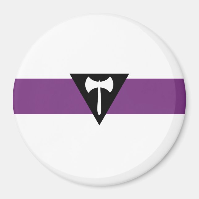 Lesbische Flagge Magnet (Vorne)