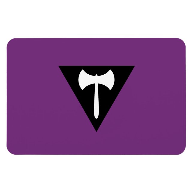 Lesbische Flagge Magnet (Horizontal)