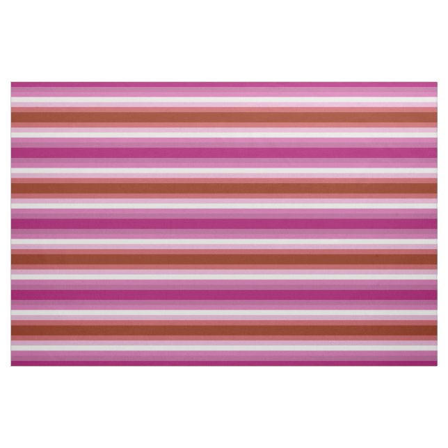 Lesbische Flagge Stoff (Fat Quarter (45,7 x 55,9 cm))