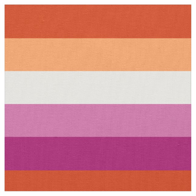 Lesbische Flagge Stoff (Nahaufnahme)