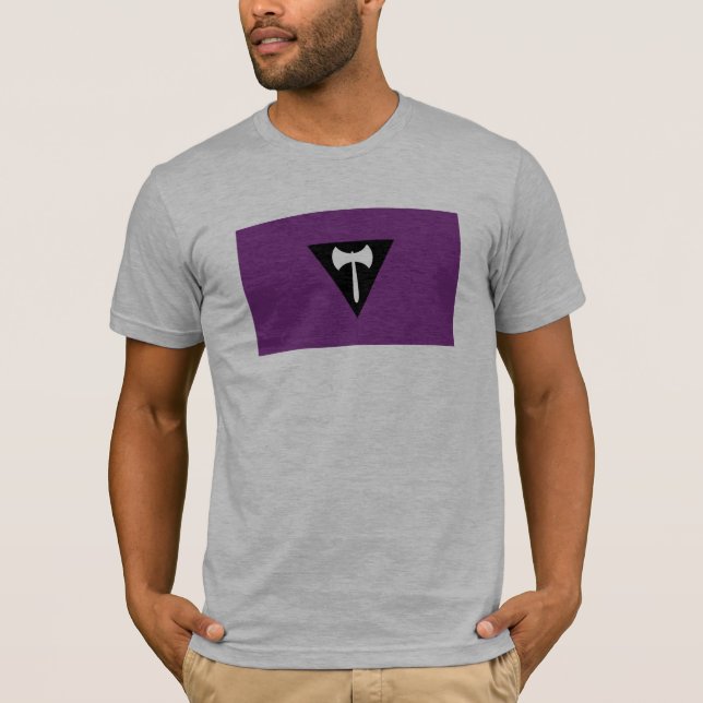 Lesbische Flagge T-Shirt (Vorderseite)
